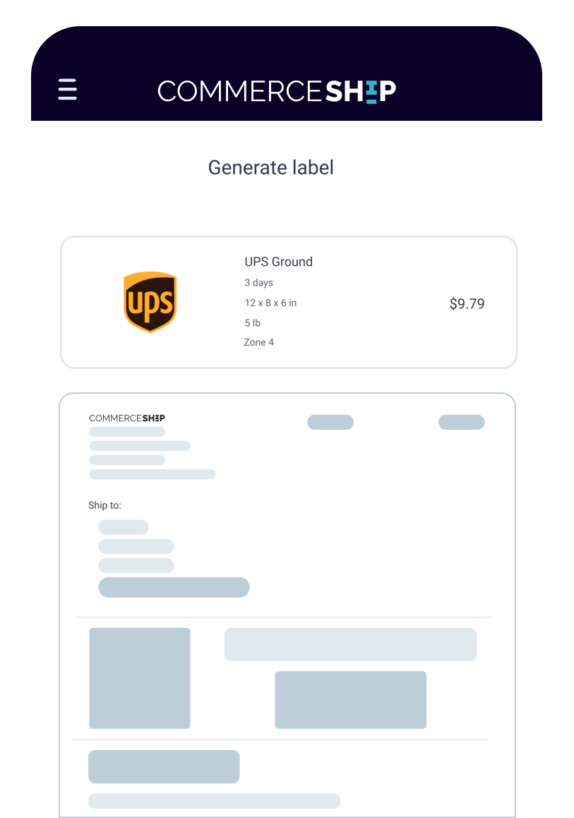 App screen